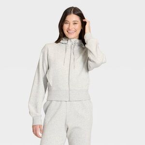 All in Motion Light Gray Zip-Up Hoodie